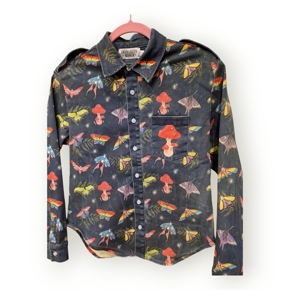 Envygreen "Midnight Terrarium" Denim Longsleeve - Picture 3 of 10